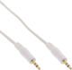 InLine Cablu Audio Jack 3,5 Mm Male - 3,5 Mm Male Alb 2,5 M Cu Terminale Placate Cu Aur 99936W