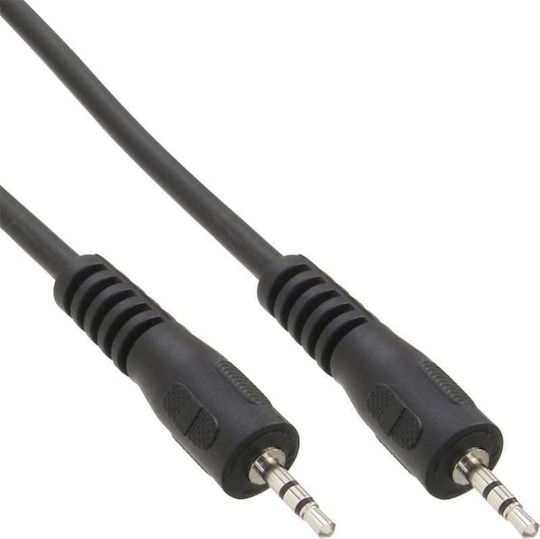 InLine InLine 3,5mm Klinkenkabel - 3,5mm Stecker - Schwarz 2m 99936F