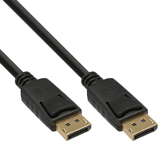 InLine Kabel DisplayPort-Stecker - DisplayPort-Stecker 0.3m Schwarz (17133P)
