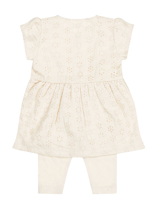 Children's Dress Sleeveless Off White