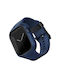 Uniq Strap Monos 2in1 Apple Watch Strap + Case Series 4 5 6 7 8 9 Se Se2 44/45mm Navy Blue