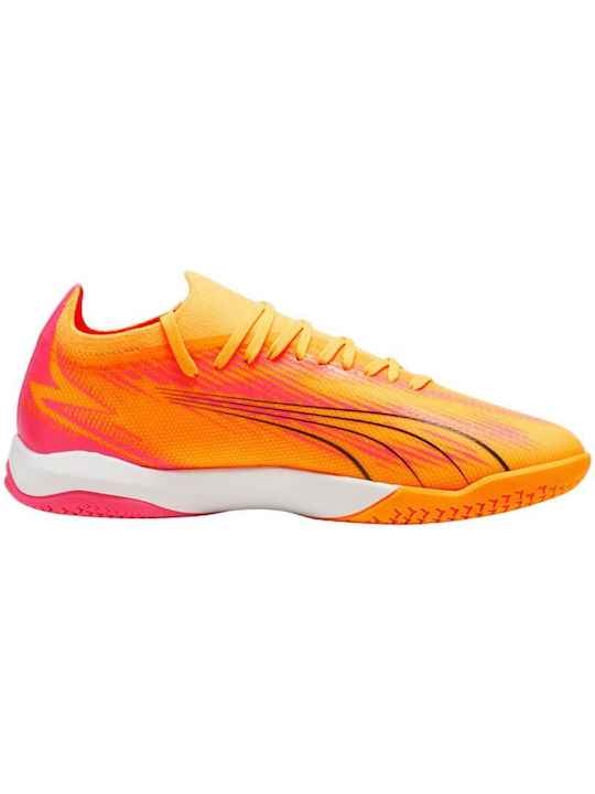 Puma Ultra Match IT Χαμηλά Ποδοσφαιρικά Παπούτσια Σάλας Πορτοκαλί
