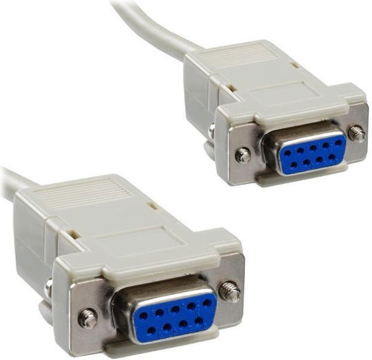 PremiumCord Καλώδιο RS232 9-pin female σε RS232 9-pin female 5m (kls2-1/5) 1τμχ