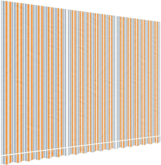 vidaXL Material pentru copertină Multicolor cu strat PU 3x4.5m