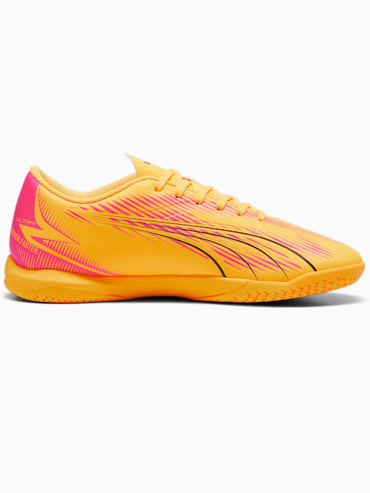 Puma Ultra Play IT Χαμηλά Ποδοσφαιρικά Παπούτσια Σάλας Κίτρινα