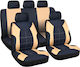 CarGuard Set Huse Auto Poliester Negru