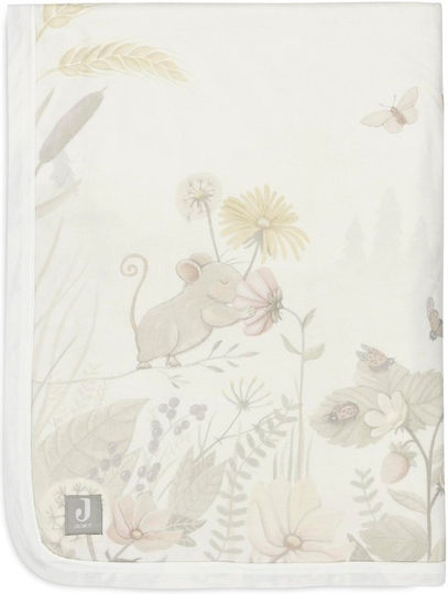 Jollein Decke Wickeltücher für Kinderzimmer Samt Beige 75x100cm