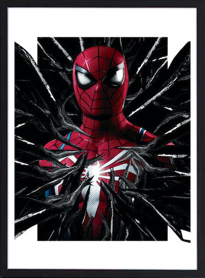 Walls Детско Рамка Spiderman Venom с Черна Рамка от Дърво 50x70см