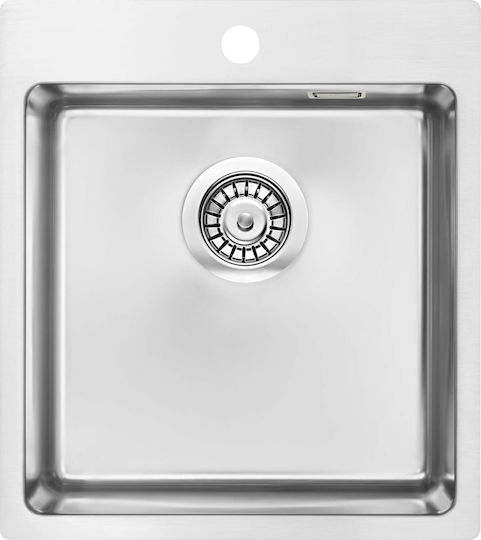 Deante Drop-In Chiuvetă Inox L45xW50.5cm Gri