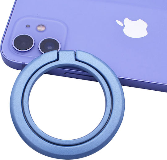 Techsuit Magsafe Telefonring Mpr3 Runde Form Aluminiumlegierung 3m Blau