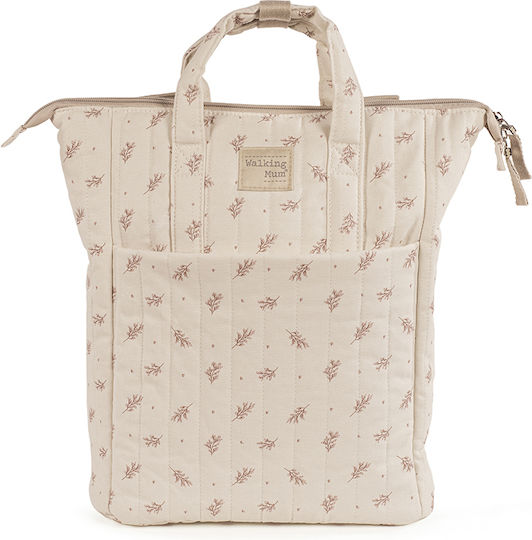 Walking Mum Shoulder Bag / Handbag Diaper Bag Mimosa Beige 36x26x12cm