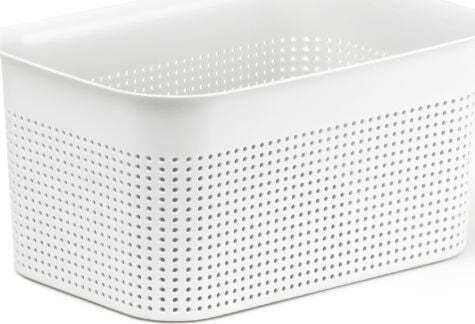 Rotho Babydesign Plastic Storage Box with Lid White 26.2x18x13cm 1pcs