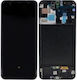 Samsung Galaxy A50 Front Cover LCD and Touch Black Original Service Pack