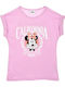 Kids' Shirt Short Sleeve Pink California Minnie