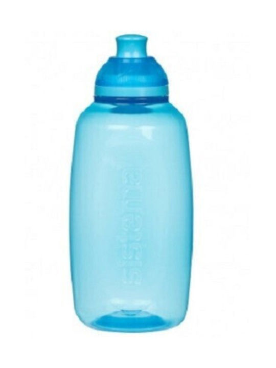 Kidslife Water Bottle Plastic 380ml Light Blue