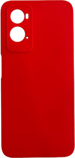 Задна корица Силикон Червен (Oppo A76)
