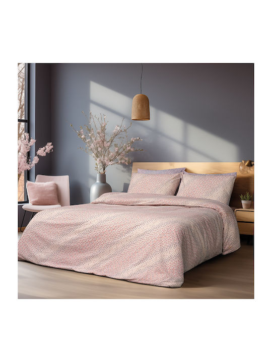 Beauty Home Set Quilt Single 160x240cm Salmon 12093PMMO 2 Pieces