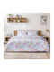 Beauty Home Сет С Калъфки За Възглавници Завивка Двойна 220x240см Светлосин 12088ПМУД 3 Бройки