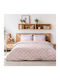 Beauty Home Set Duvet Cover Single 160x240cm Salmon 12189PMMO 2 Pieces