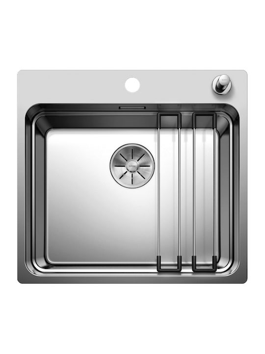 Blanco Etagon 500-IF Ένθετος Νεροχύτης Inox Σατινέ Μ54xΠ50cm Ασημί