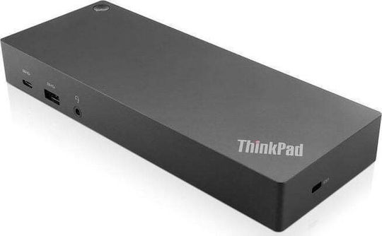 Lenovo ThinkPad Hybrid Dock / USB-A / USB-C Docking Station with HDMI/DisplayPort 4K PD Ethernet Black