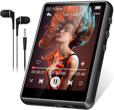 SWOFY M4 MP3 Player (64GB) με IPS / TFT Οθόνη Αφής 2.4" Μαύρο