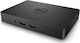 Dell WD15 Dock / USB-C Docking Station με HDMI/DisplayPort Ethernet Μαύρο