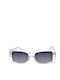 Gianfranco Ferre Women's Sunglasses with Transparent Plastic Frame and Gray Gradient Polarized Lens GFF1405 003