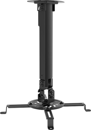 InLine Projector Mount Ceiling with Maximum Load Capacity of 135kg Black