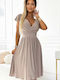 Numoco Evening Dress Beige