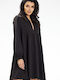 Awama Dress Black