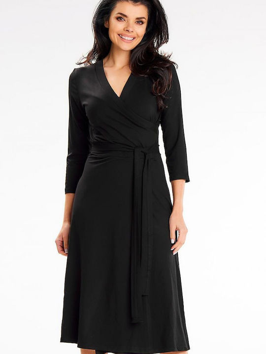 Awama Dress Black