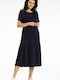 Awama Dress Black