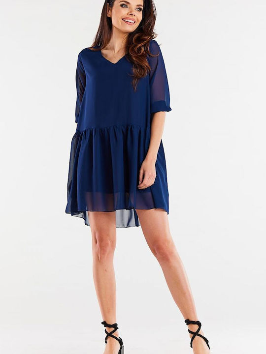 Awama Dress Dark blue