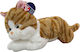 Doly Toys Plüsch-Kätzchen Katze liegend - Braun für 3+ Jahre 35 cm