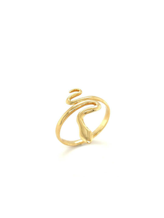 Women's Gold Ring 14K 585° Snake