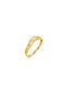 Women's Gold Ring K14 585° Meander