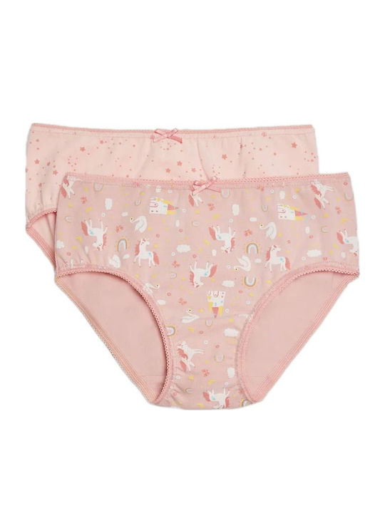 Ysabel Mora Kinderunterwäsche Set mit Mehrfarbigen Höschen 2 Stück