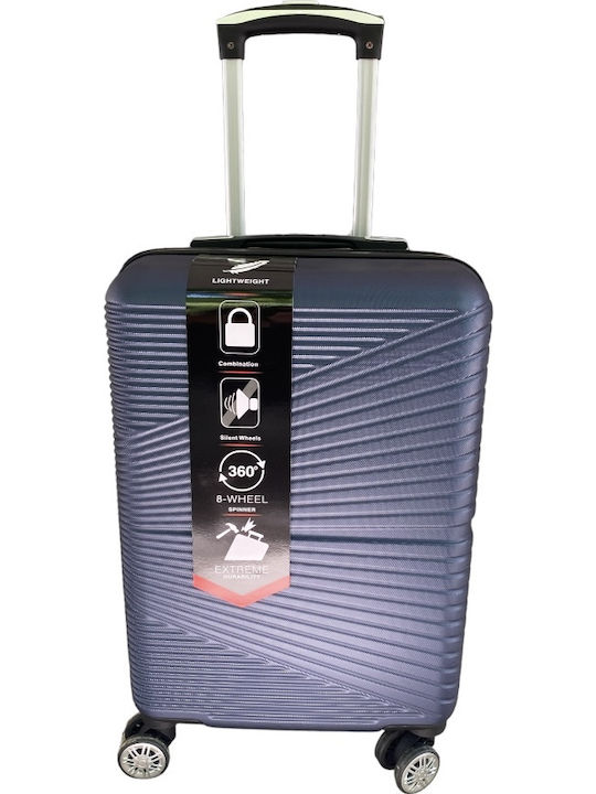 Ormi All-New Hard Blue Cabin Suitcase With 4 Wheels Height 55cm