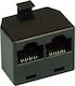 Inline Cable Gniazdo ISDN Rack 1x Rj45 Male 2x Rj45 Female W O Terminal Resistor