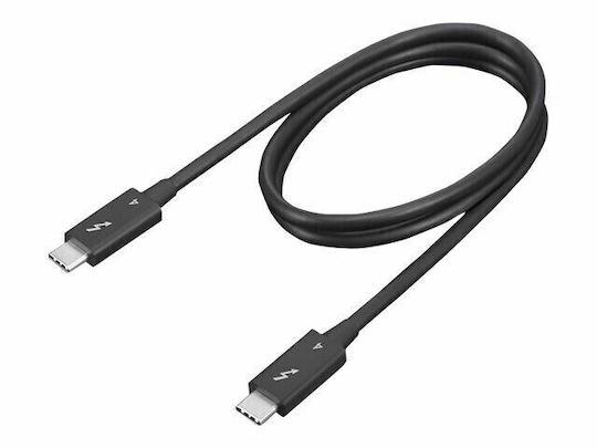 Lenovo USBC Thunderbolt Cable 24pin Thunderbolt 4 Cable Black 0.7m (4X91K16968)