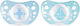 Chicco Physio Pacifiers Silicone Airplane/Boat - Sky Blue for 0-6 months 2pcs