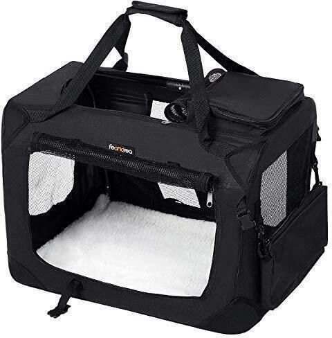 Songmics Dog and Cat Carrying Bag Black M102xP69xY69cm