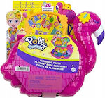 Setul Polly Pocket Flamingo cu 26 de surprize - Ediție nouă