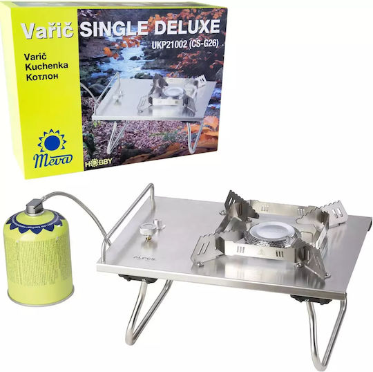 Meva Single Deluxe Camping-Kochgeschirr Gas Herd für Camping 36x25x20cm