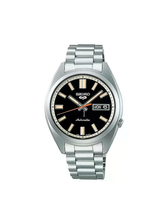 Seiko Watch Automatic with Silver Metal Bracelet