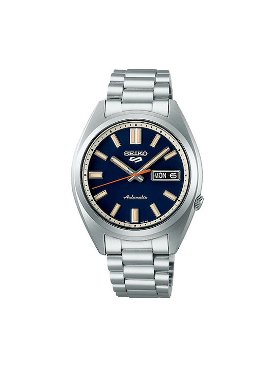 Seiko Watch Automatic with Silver Metal Bracelet