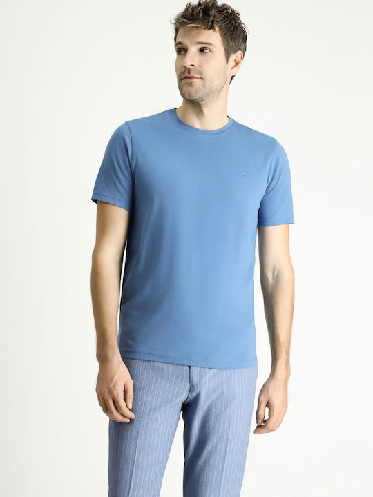 Kigili T-shirt Bărbătesc cu Mânecă Scurtă BLUE