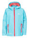 Waterproof Kids' Casual Jacket Windproof with Hood Aquatic (Marine)