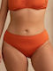 Rock Club Bikini Slip Terracotta
